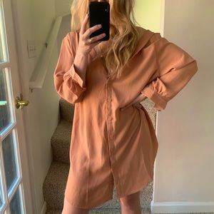 Oversized Shirt Dress